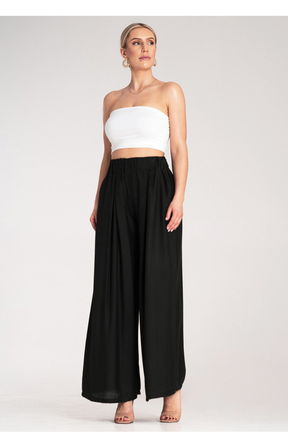 Chaussures à talons femme Figl Pantalon Pantalon — noir