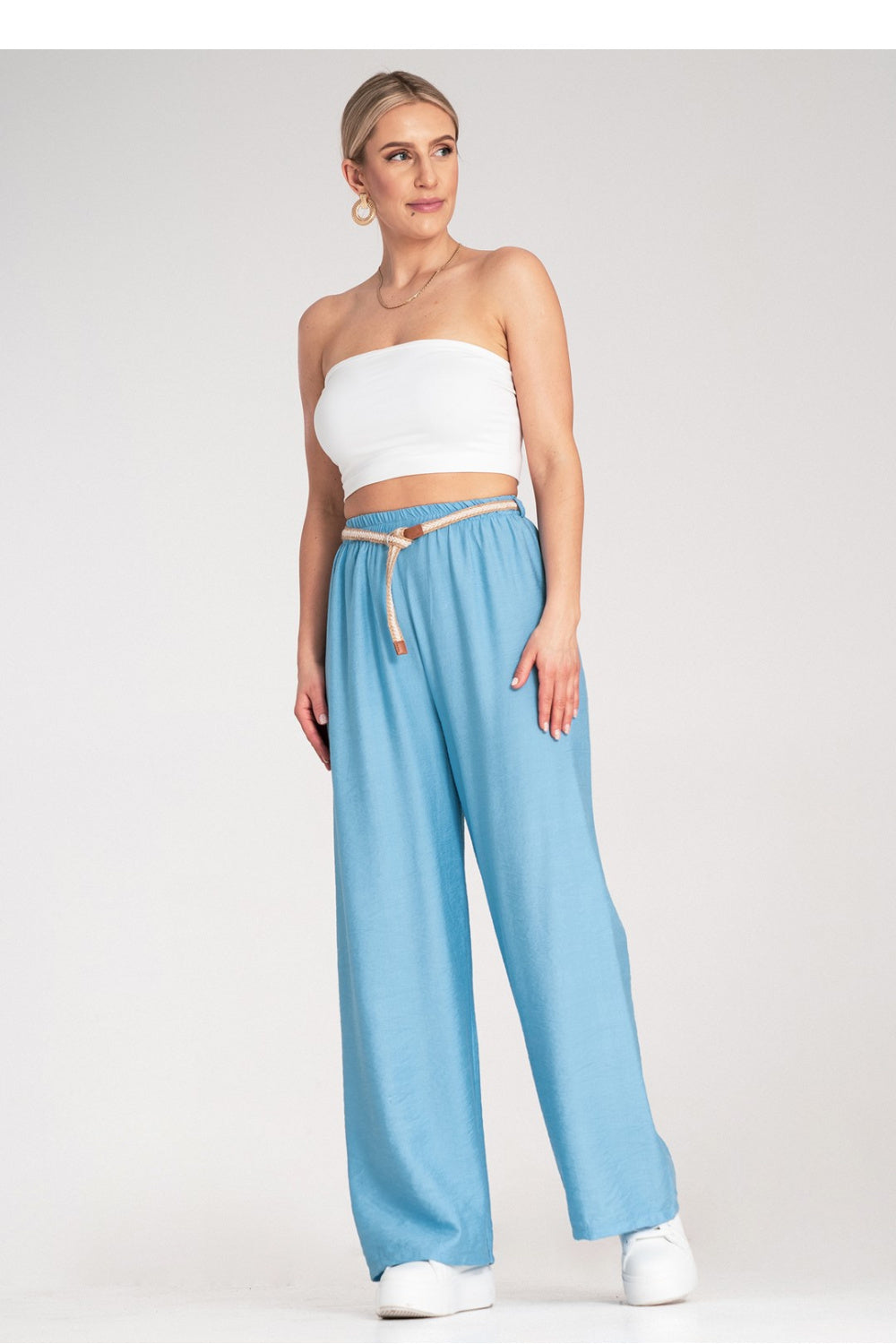 Chaussures à talons femme Figl Pantalon Pantalon — bleu