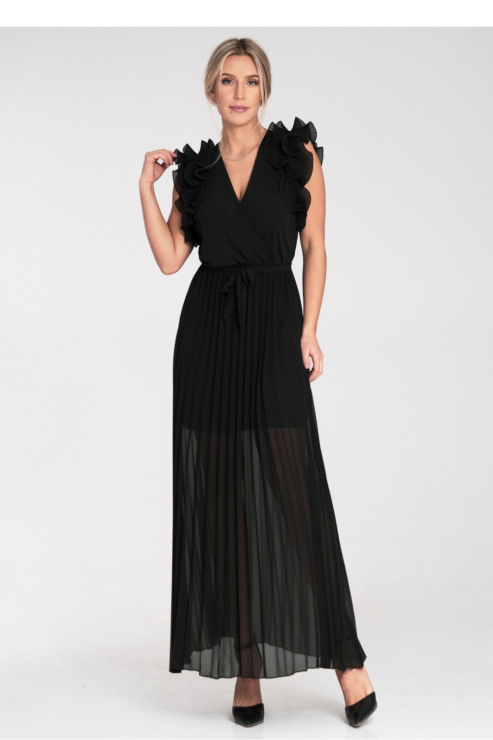 Robe femme Figl Longue Longue — noir