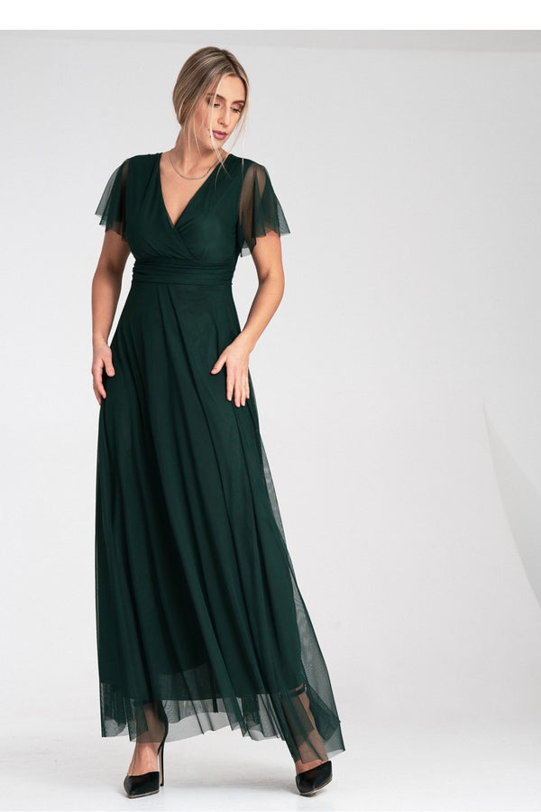 Robe femme Figl Longue Longue — vert