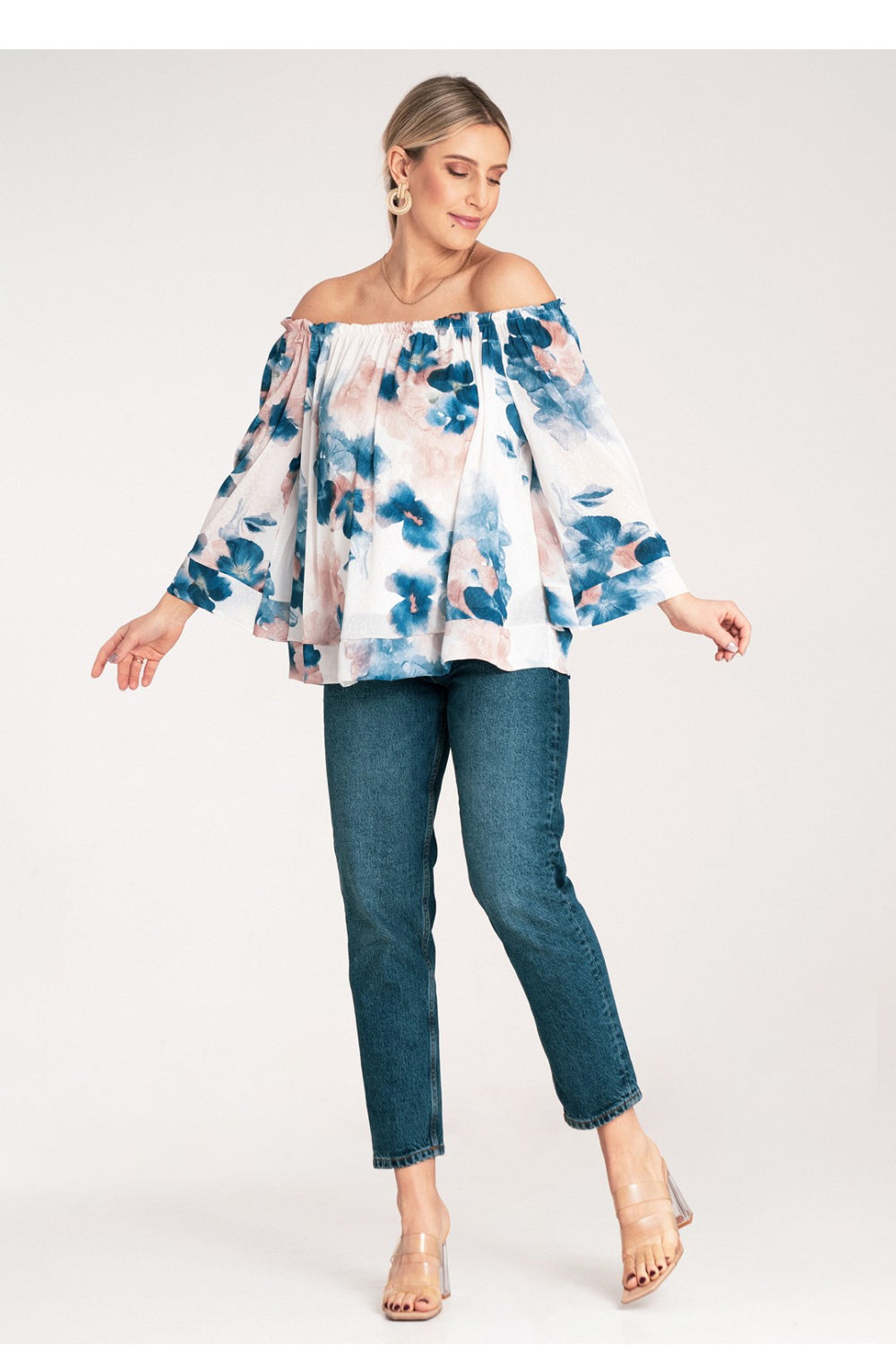 Blouse femme Figl Chemisier Chemisier — bleu