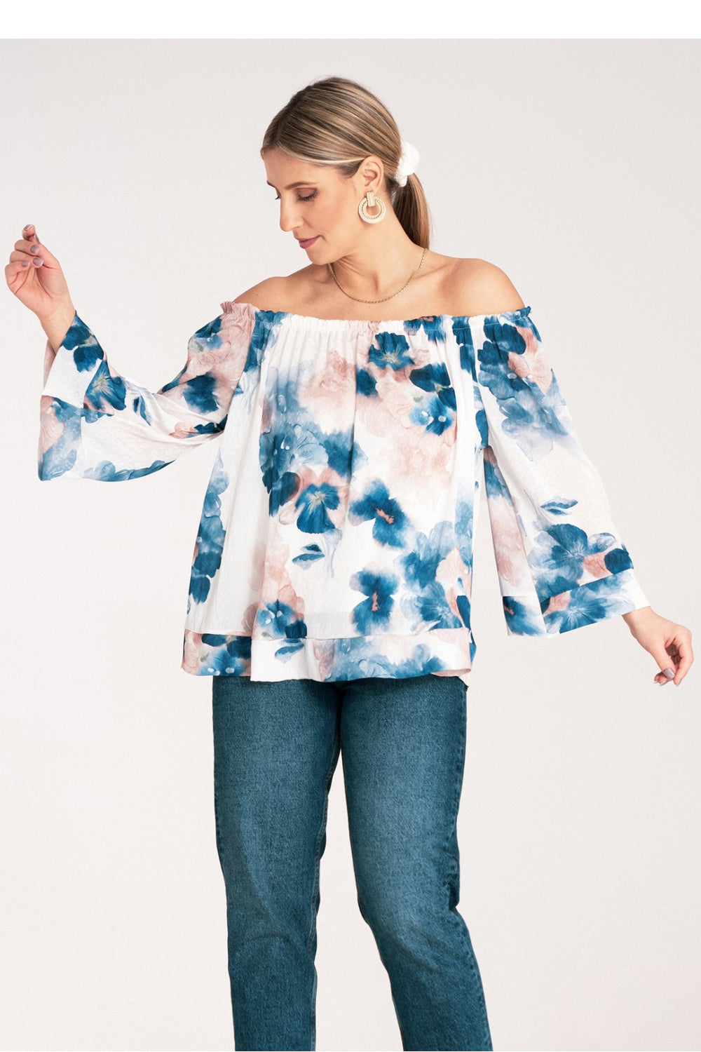 Blouse femme Figl Chemisier Chemisier — bleu
