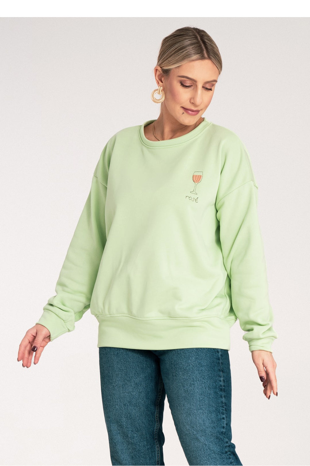 T-shirt femme Figl Sweatshirt Sweatshirt — vert