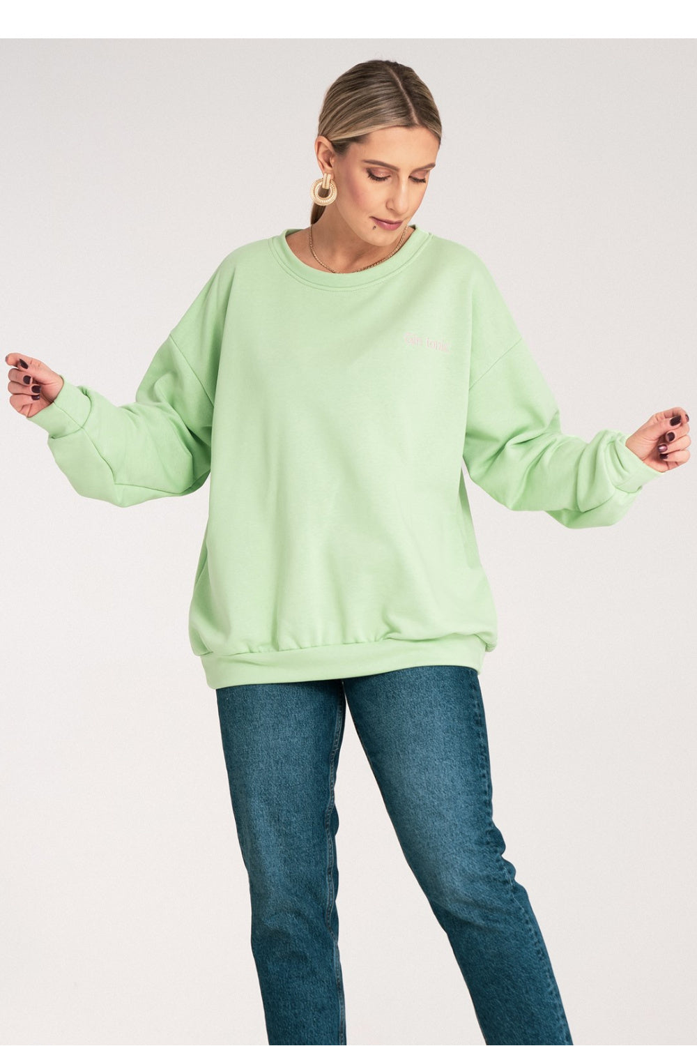 T-shirt femme Figl Sweatshirt Sweatshirt — vert