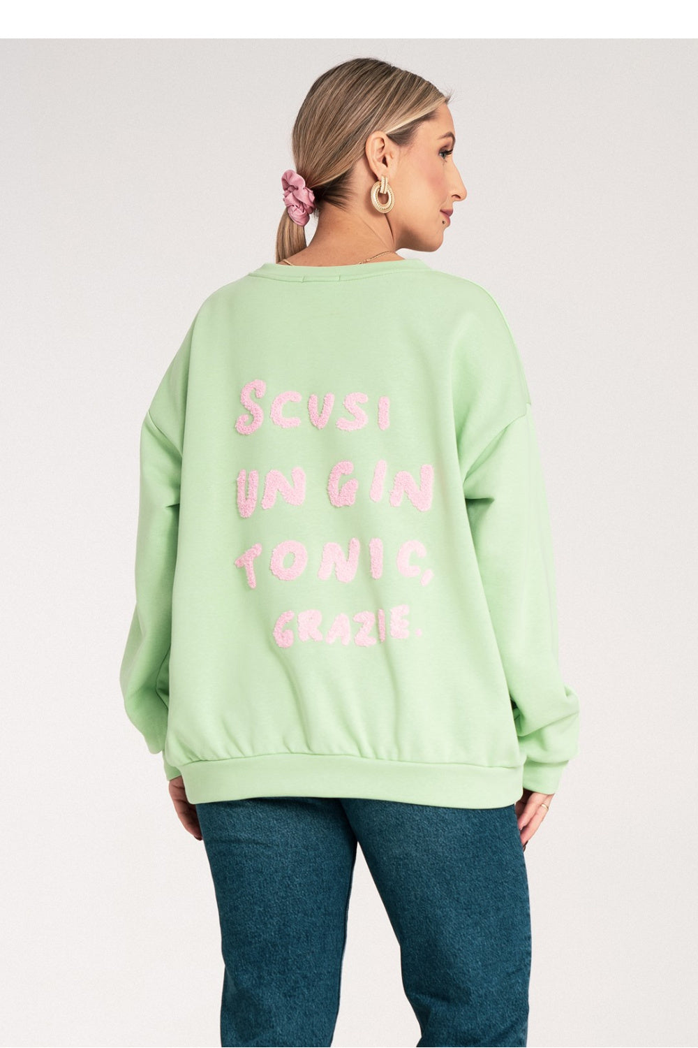 T-shirt femme Figl Sweatshirt Sweatshirt — vert