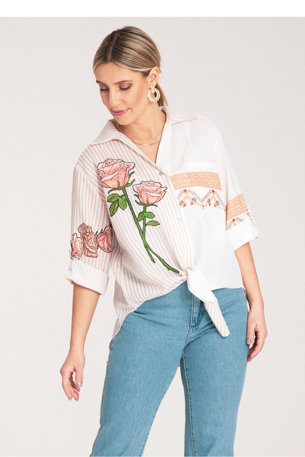 Blouse femme Figl Chemise Chemise — beige