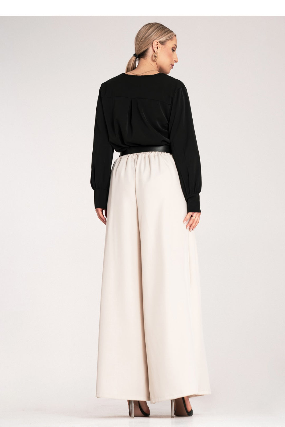Chaussures à talons femme Figl Pantalon Pantalon — beige