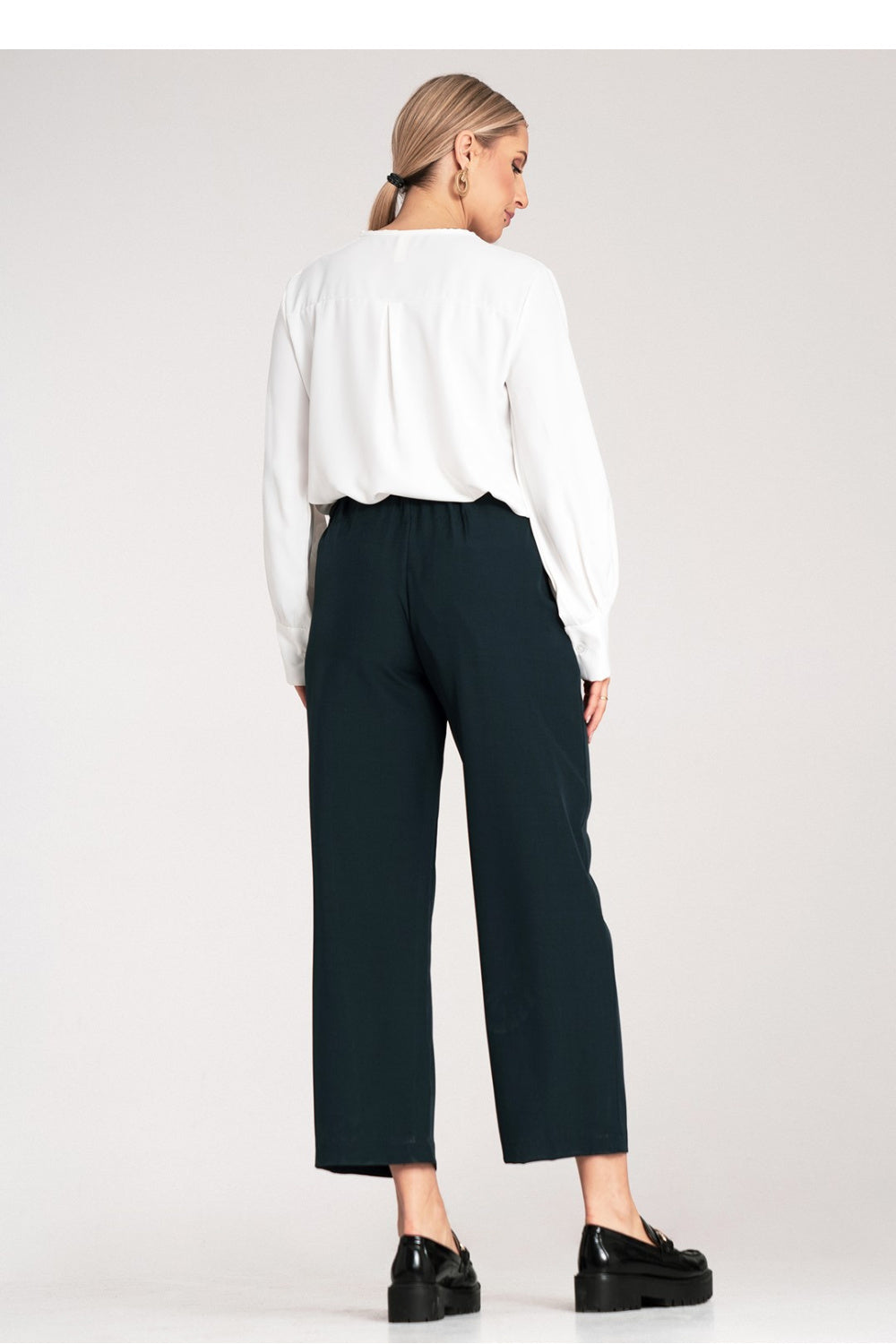 Chaussures à talons femme Figl Pantalon Pantalon — bleu marine