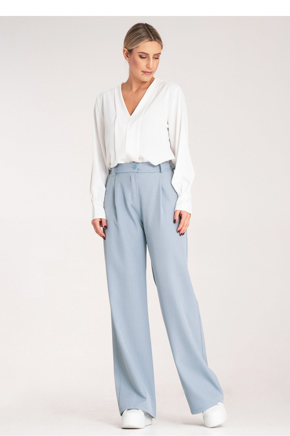 Chaussures à talons femme Figl Pantalon Pantalon — bleu