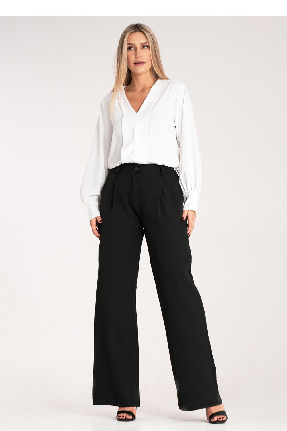 Chaussures à talons femme Figl Pantalon Pantalon — noir