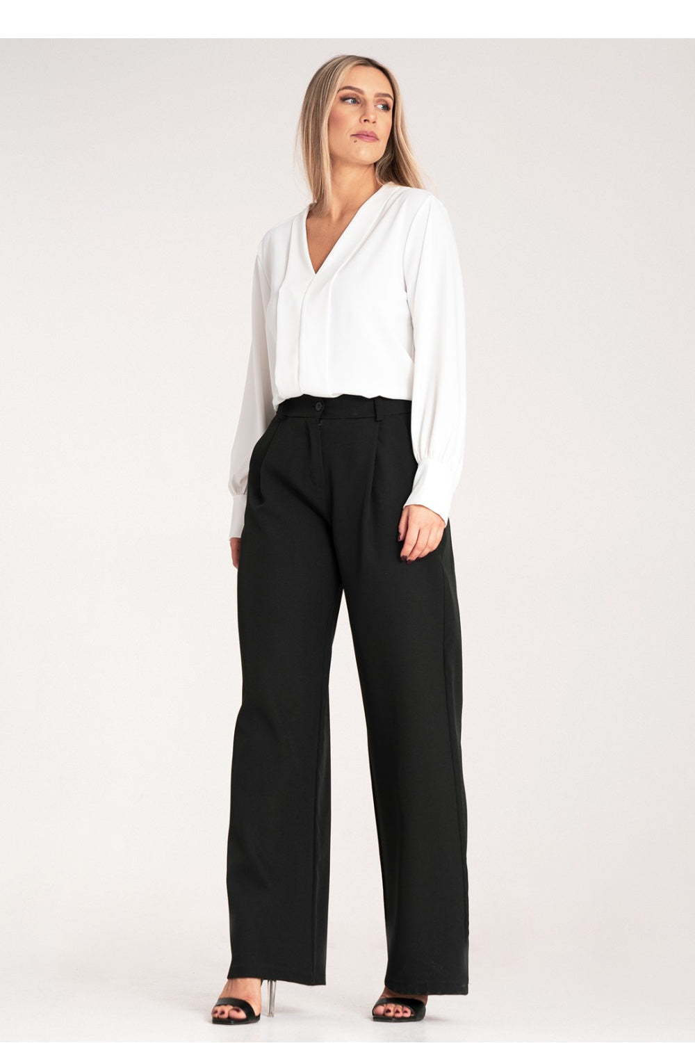 Chaussures à talons femme Figl Pantalon Pantalon — noir