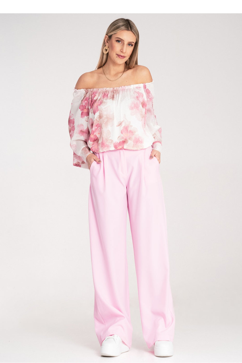 Chaussures à talons femme Figl Pantalon Pantalon — rosé