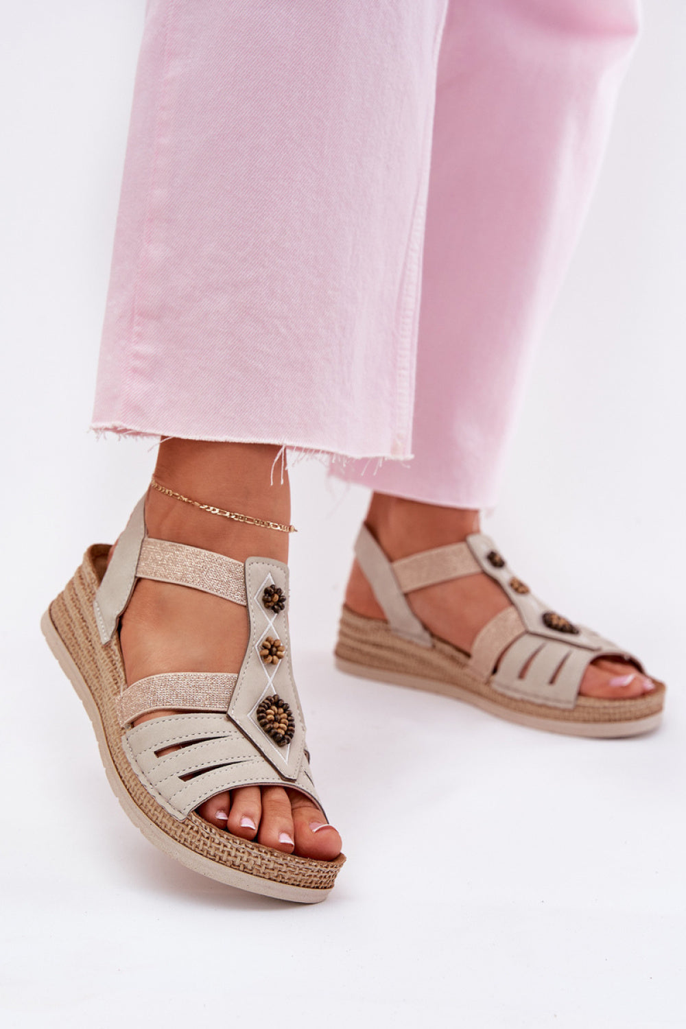 Sandales femme Step in style Cothurnes Cothurnes — beige