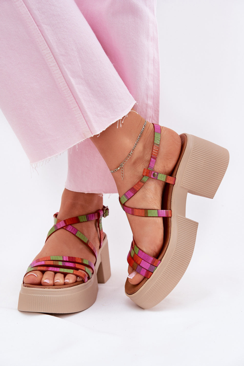 Sandales femme Step in style À Talons À — multicouleur