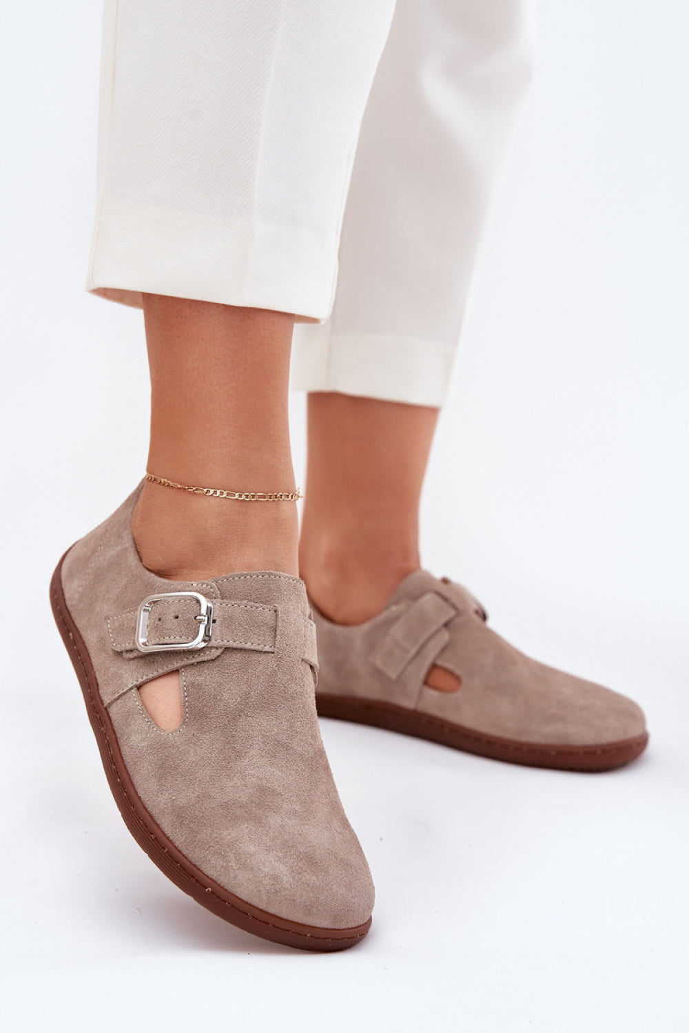 Bottes femme Step in style Pieds Nus Pieds — beige
