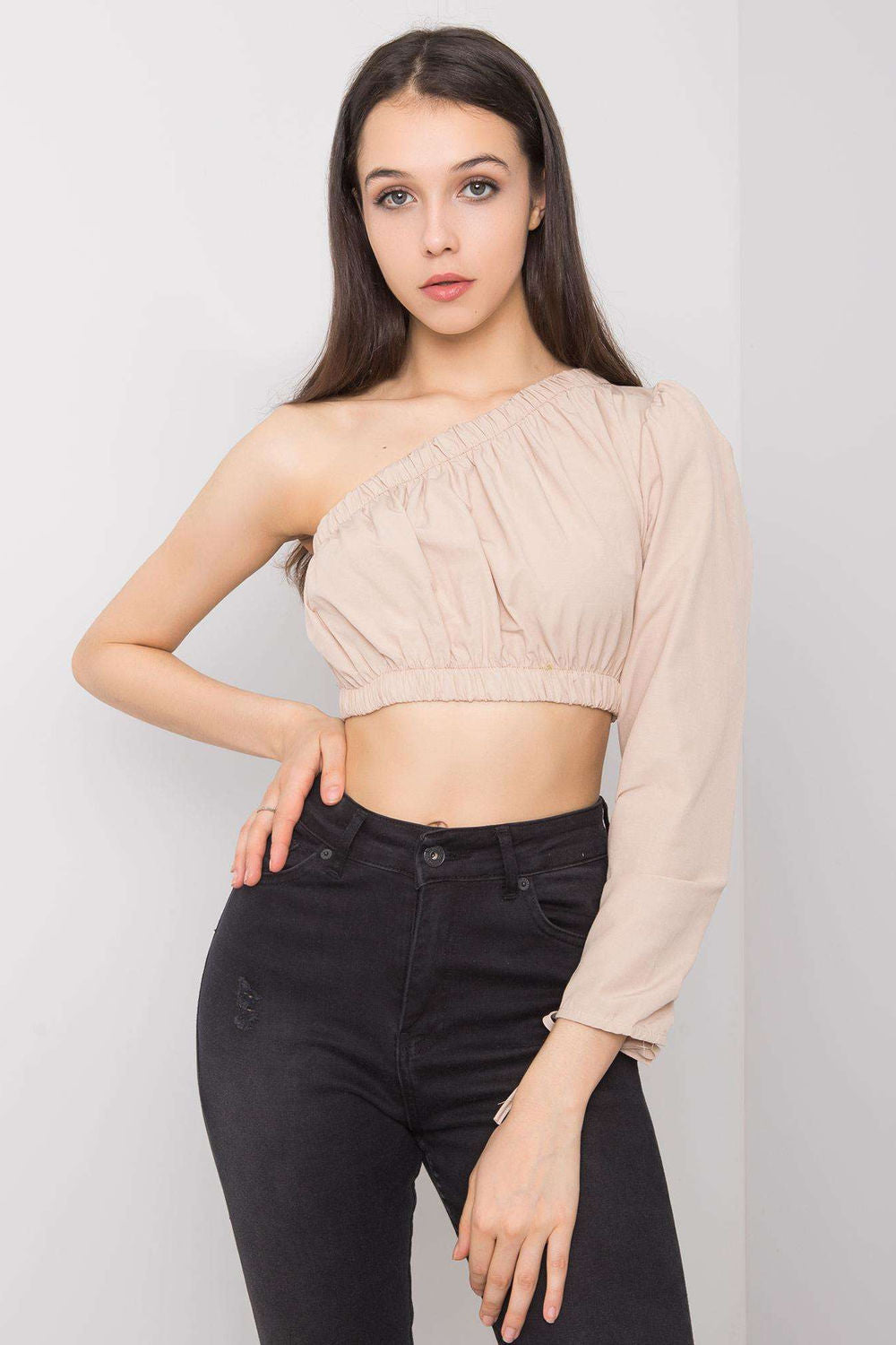 Blouse femme Rue Paris Chemisier Chemisier — beige