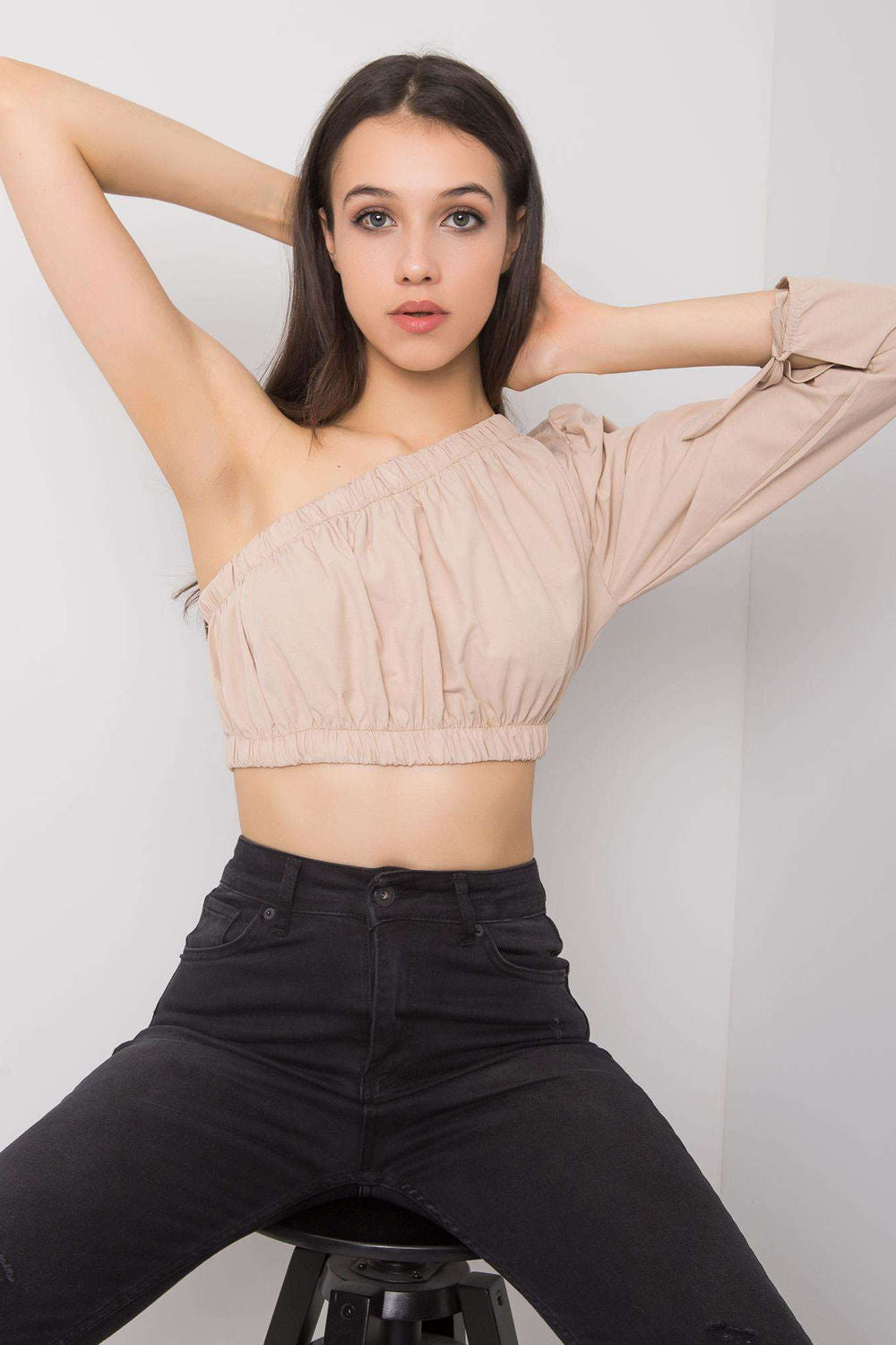 Blouse femme Rue Paris Chemisier Chemisier — beige