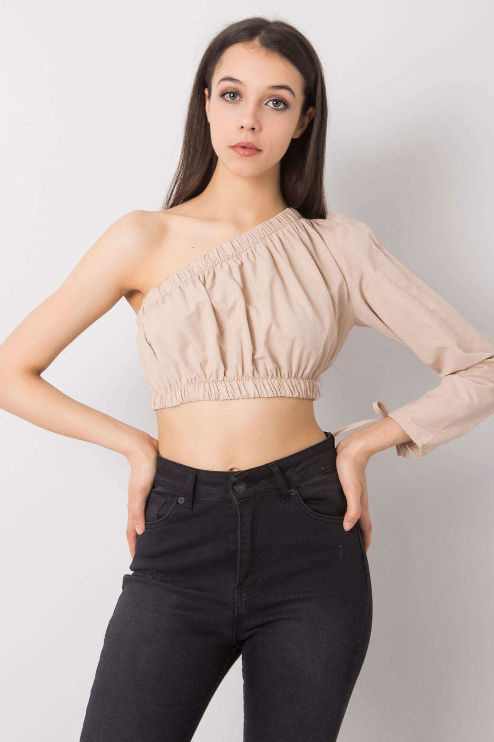 Blouse femme Rue Paris Chemisier Chemisier — beige
