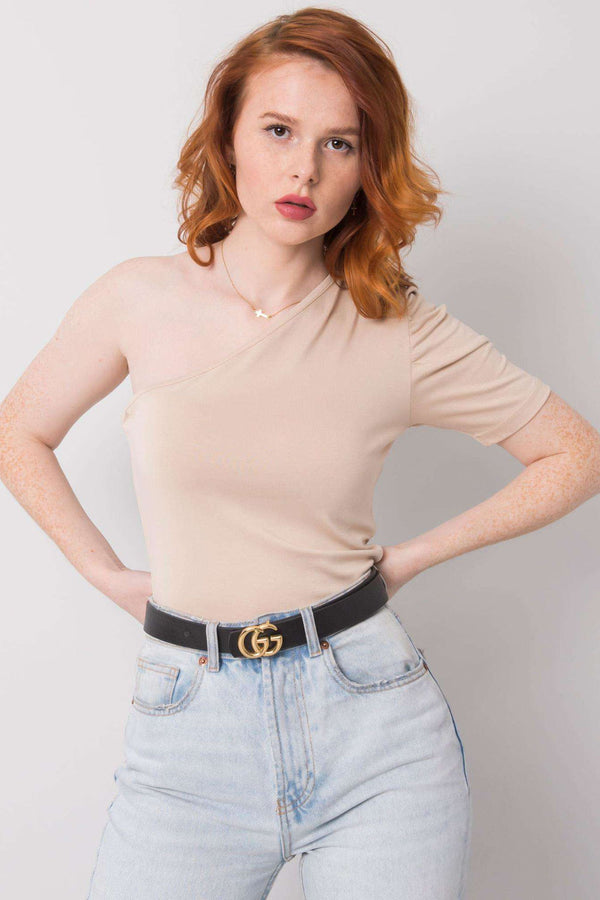 Blouse femme Rue Paris Chemisier Chemisier — beige