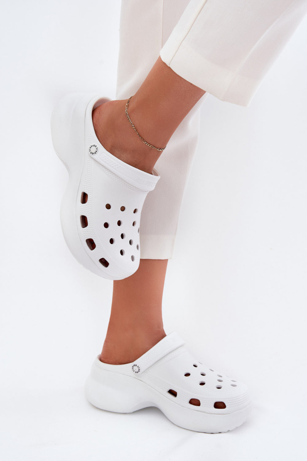 Sandales femme Step in style Clacquettes Clacquettes — blanc