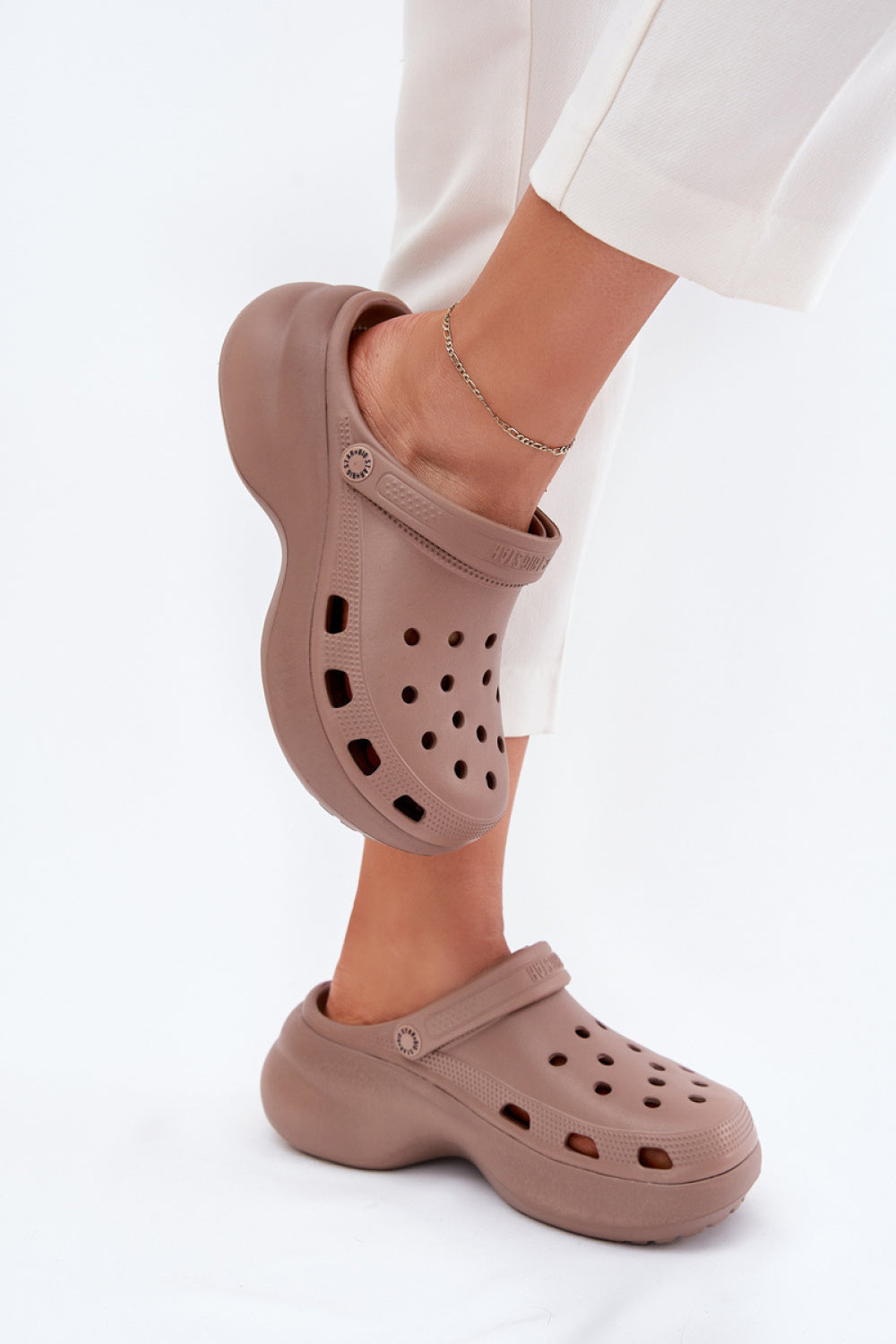 Sandales femme Step in style Clacquettes Clacquettes — beige