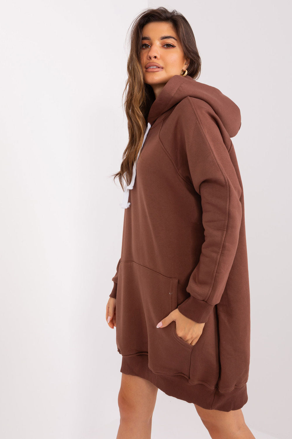 T-shirt femme Ex Moda Sweatshirt Sweatshirt — brun