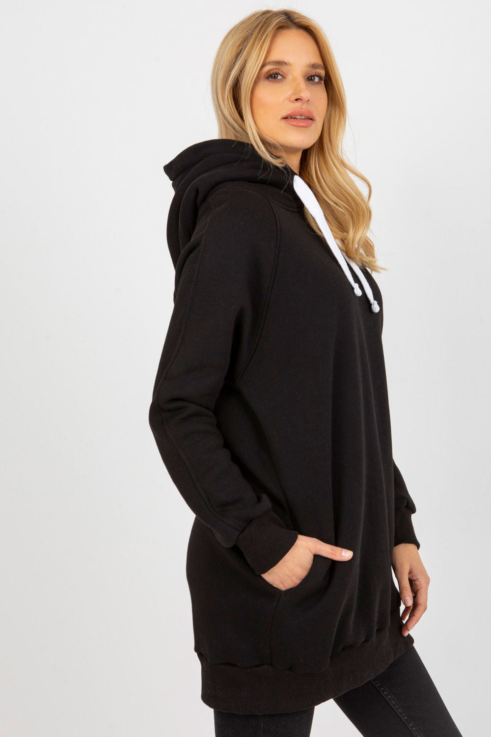 T-shirt femme Ex Moda Sweatshirt Sweatshirt — noir