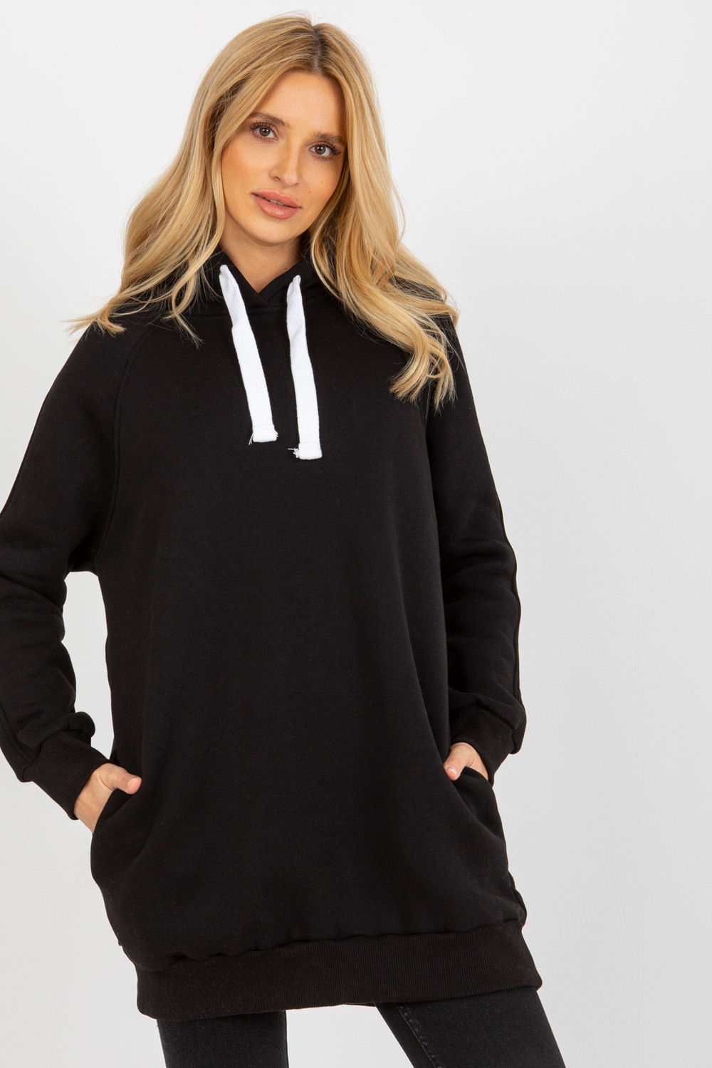 T-shirt femme Ex Moda Sweatshirt Sweatshirt — noir
