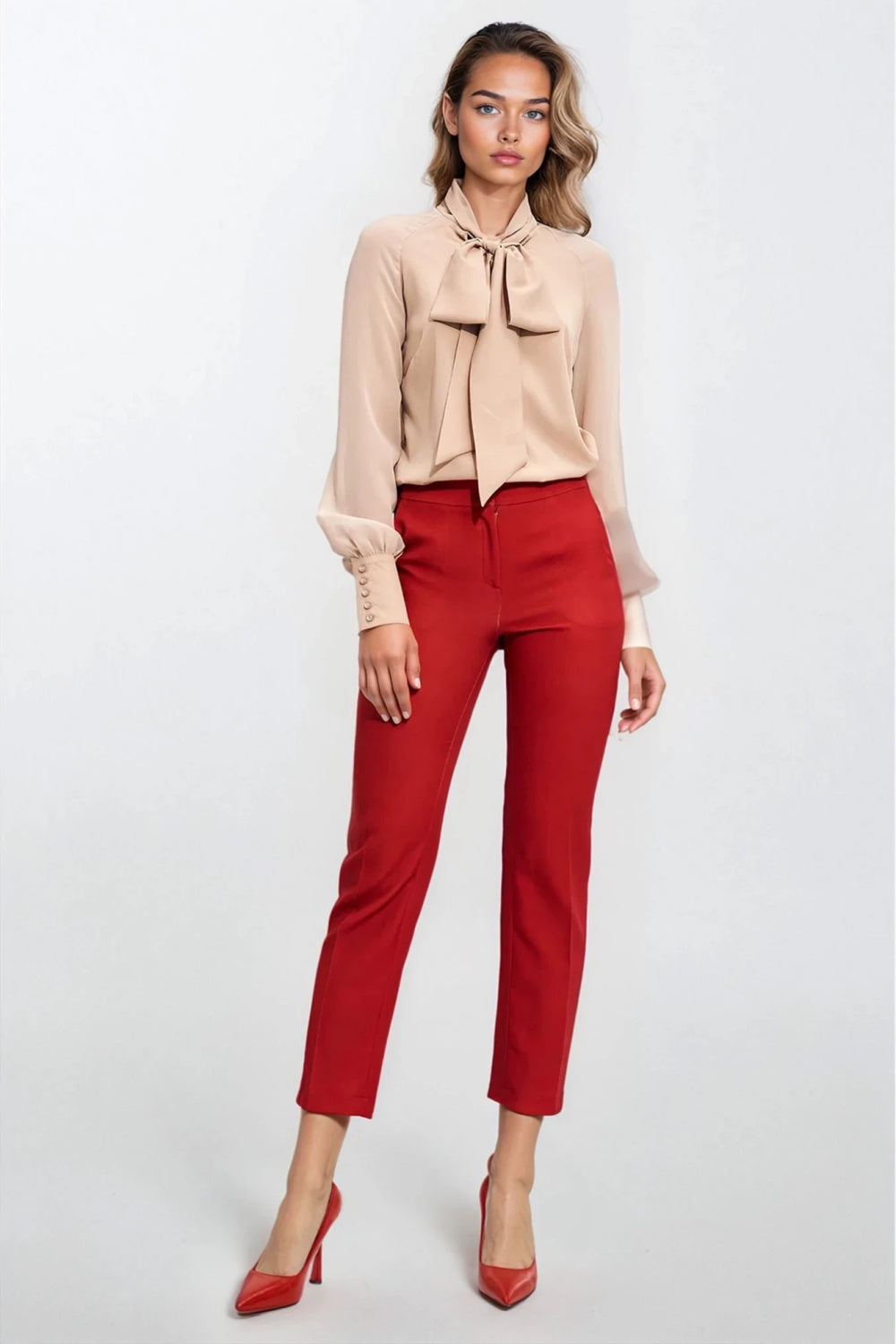 Blouse femme Nife Chemisier Chemisier — beige