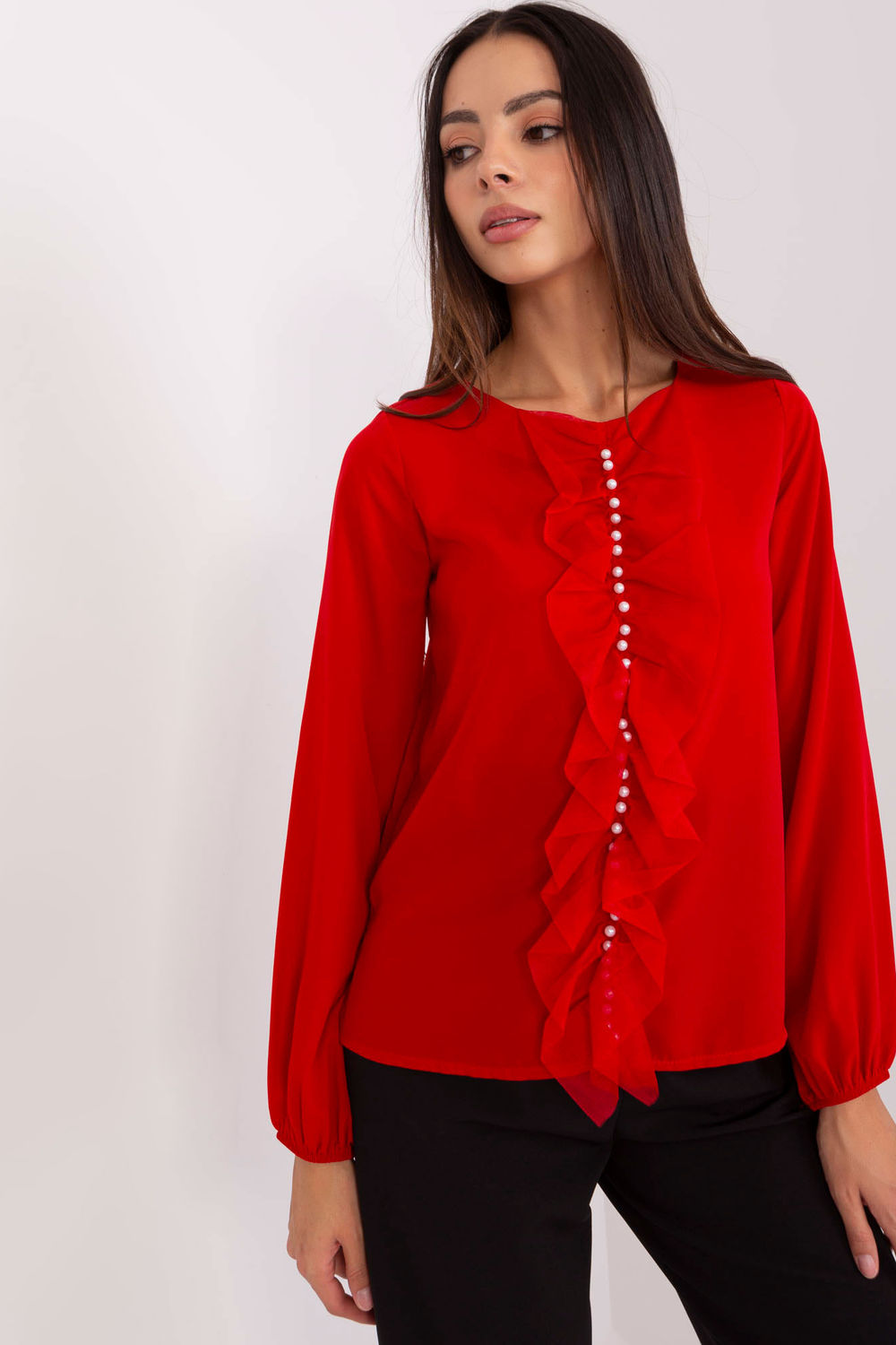 Blouse femme Lakerta Chemisier Chemisier — rouge