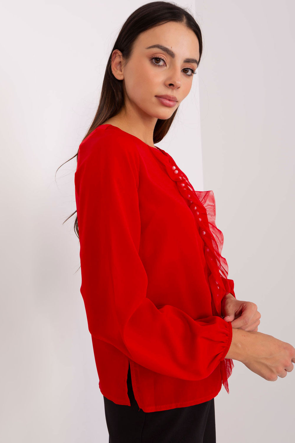 Blouse femme Lakerta Chemisier Chemisier — rouge