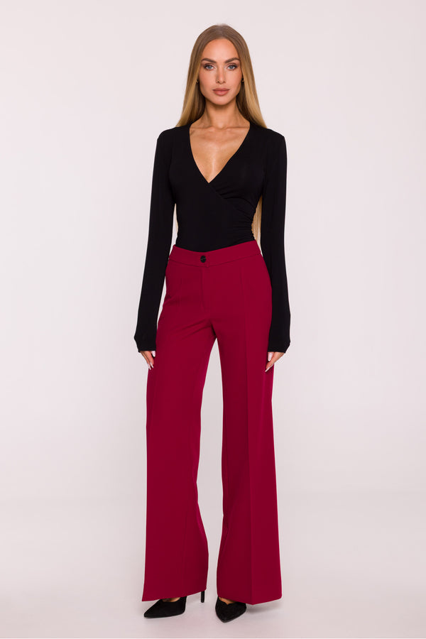 Chaussures à talons femme Moe Pantalon Pantalon — rouge