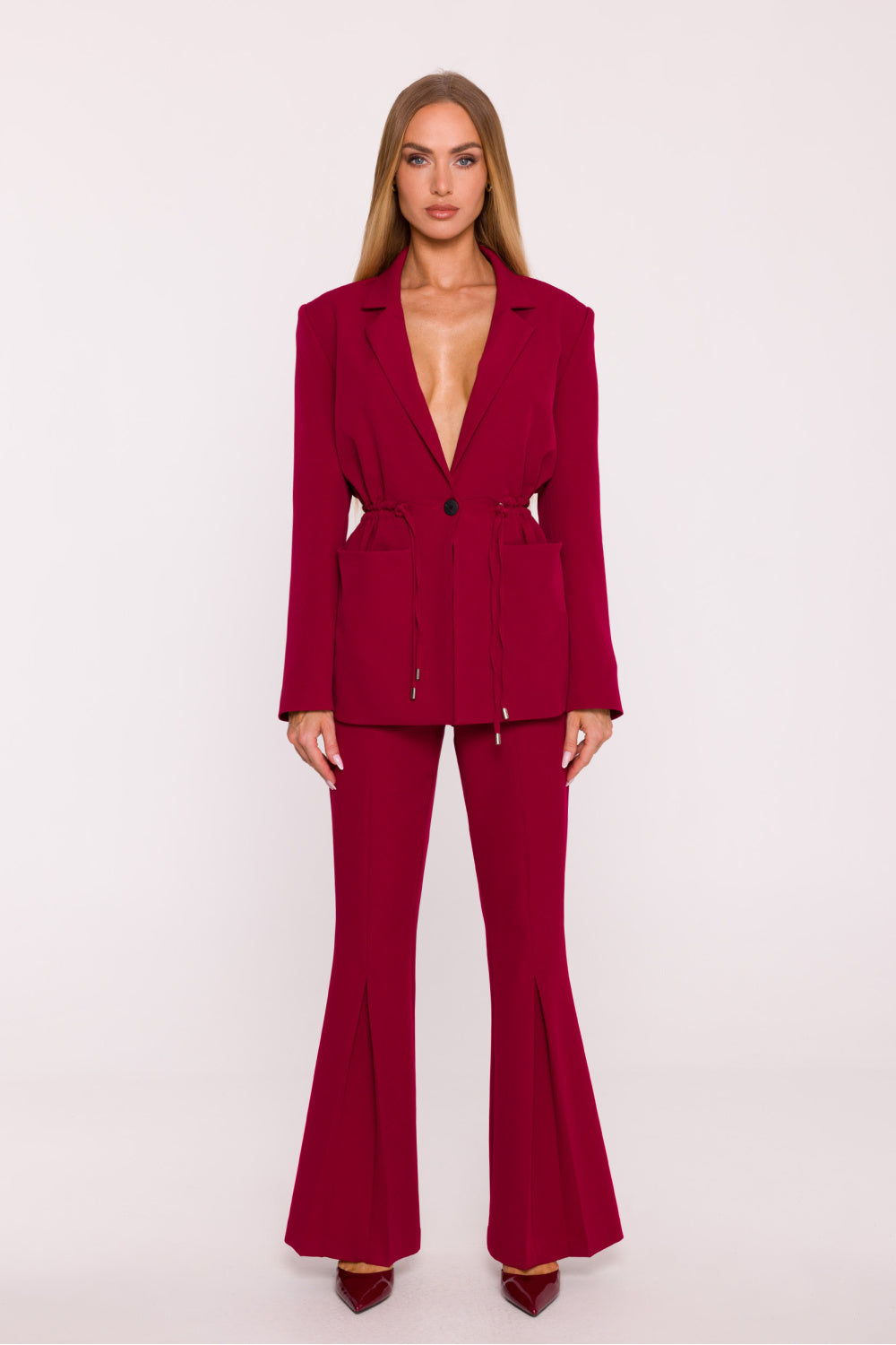 Chaussures à talons femme Moe Pantalon Pantalon — rouge