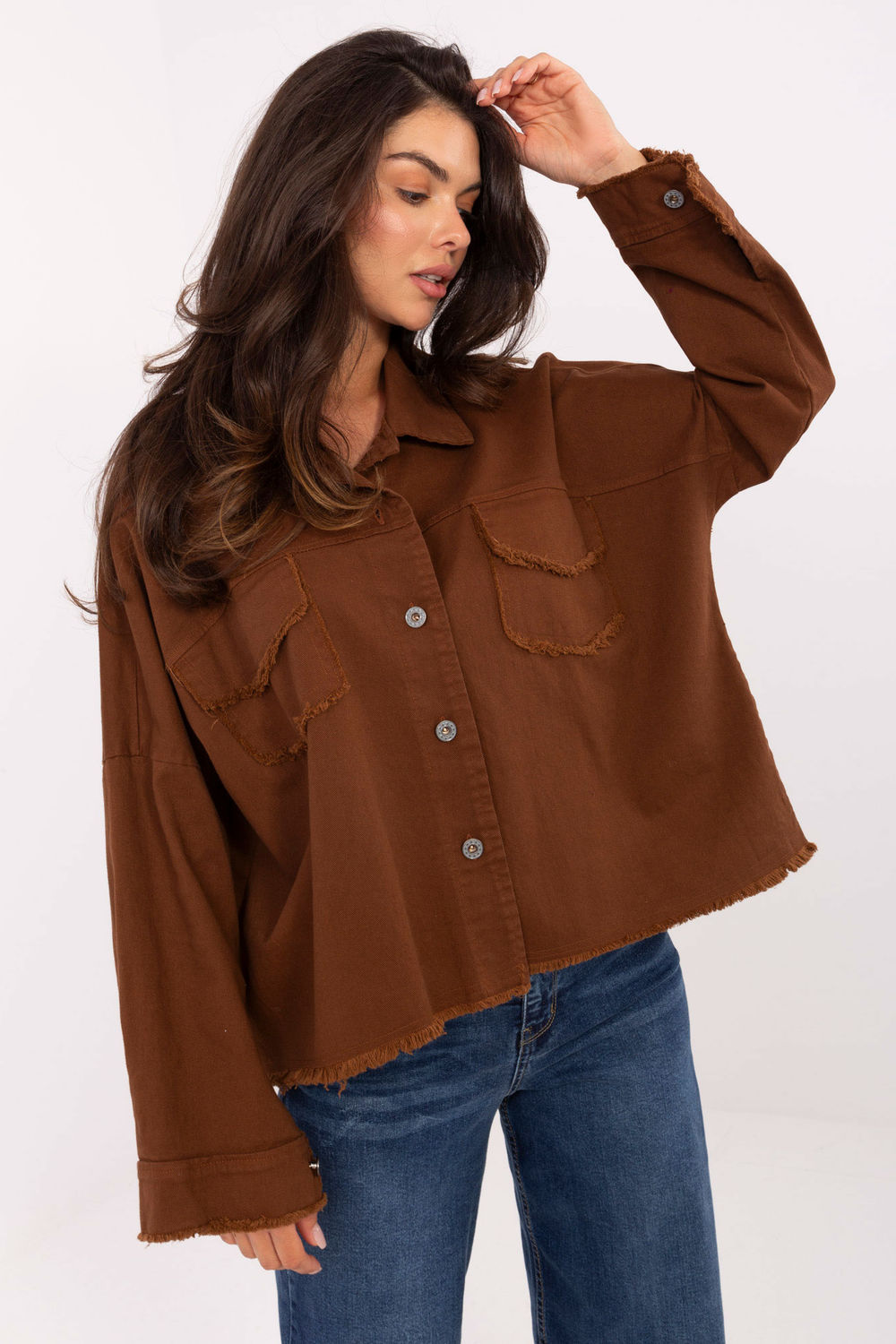 Blouse femme Rue Paris — brun