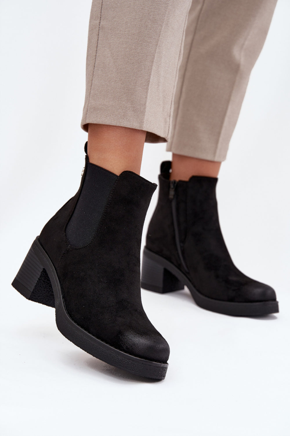 Bottes femme Step in style Jodhpur Chaussures Jodhpur — noir