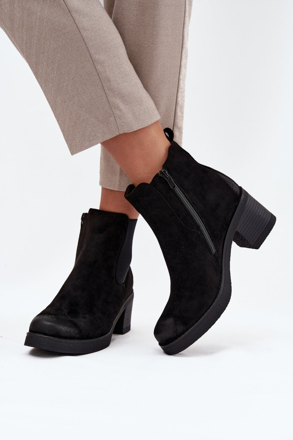Bottes femme Step in style Jodhpur Chaussures Jodhpur — noir