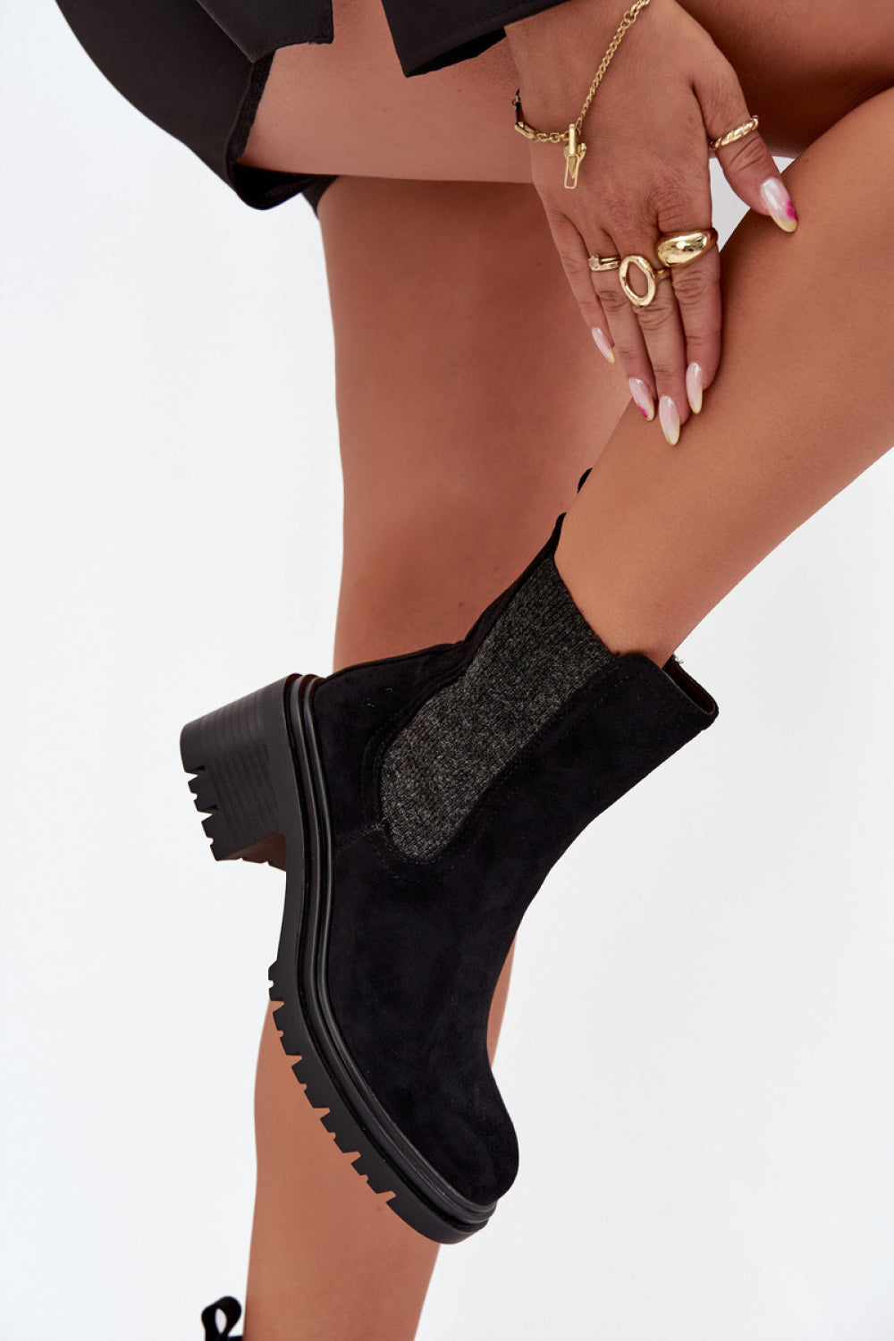 Bottes femme Step in style Jodhpur Chaussures Jodhpur — noir