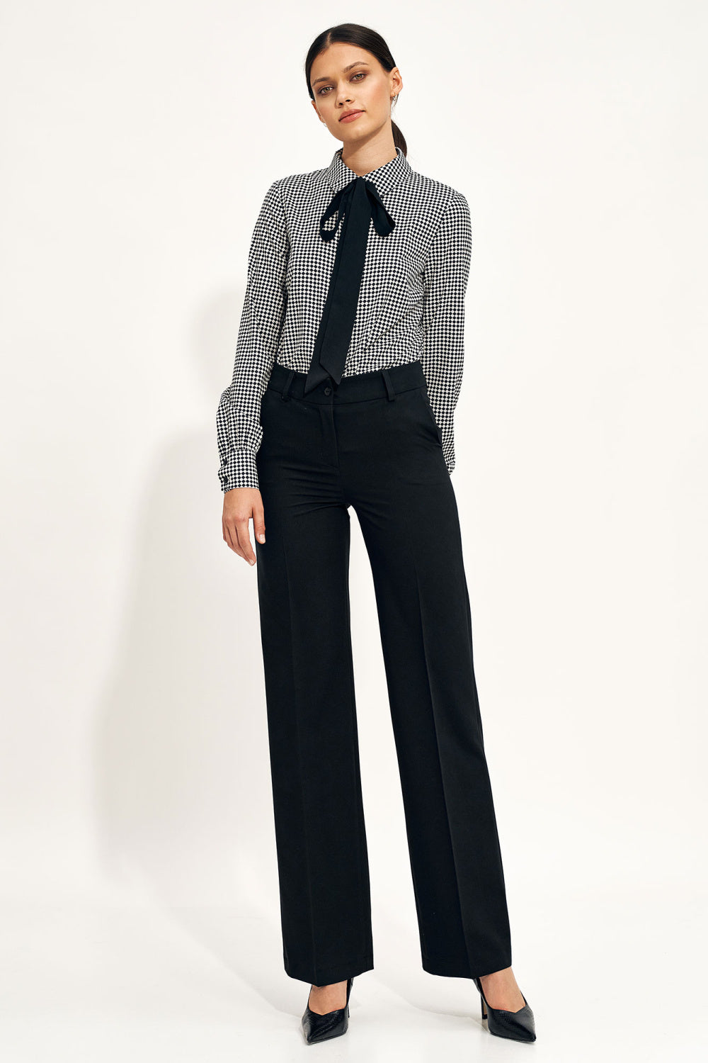 Chaussures à talons femme Nife Pantalon Long Pantalon — noir