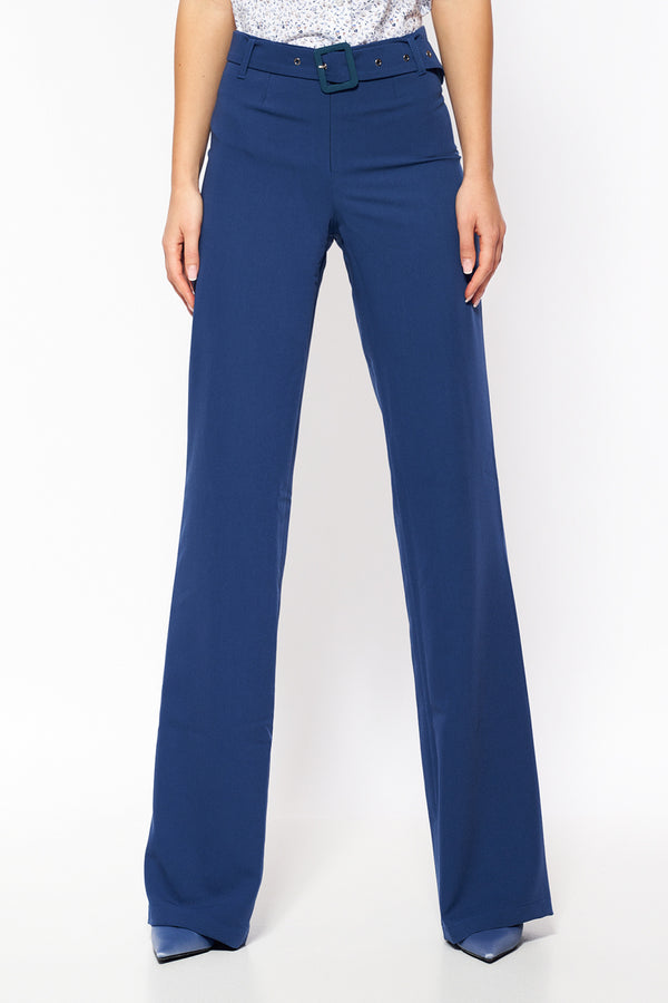 Chaussures à talons femme Nife Pantalon Long Pantalon — bleu