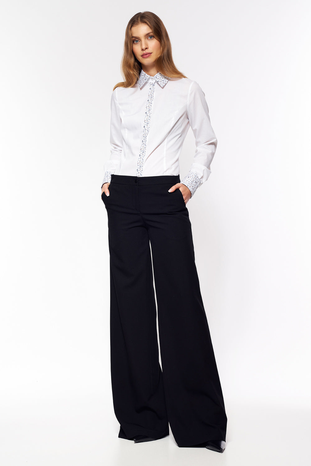 Chaussures à talons femme Nife Pantalon Long Pantalon — noir