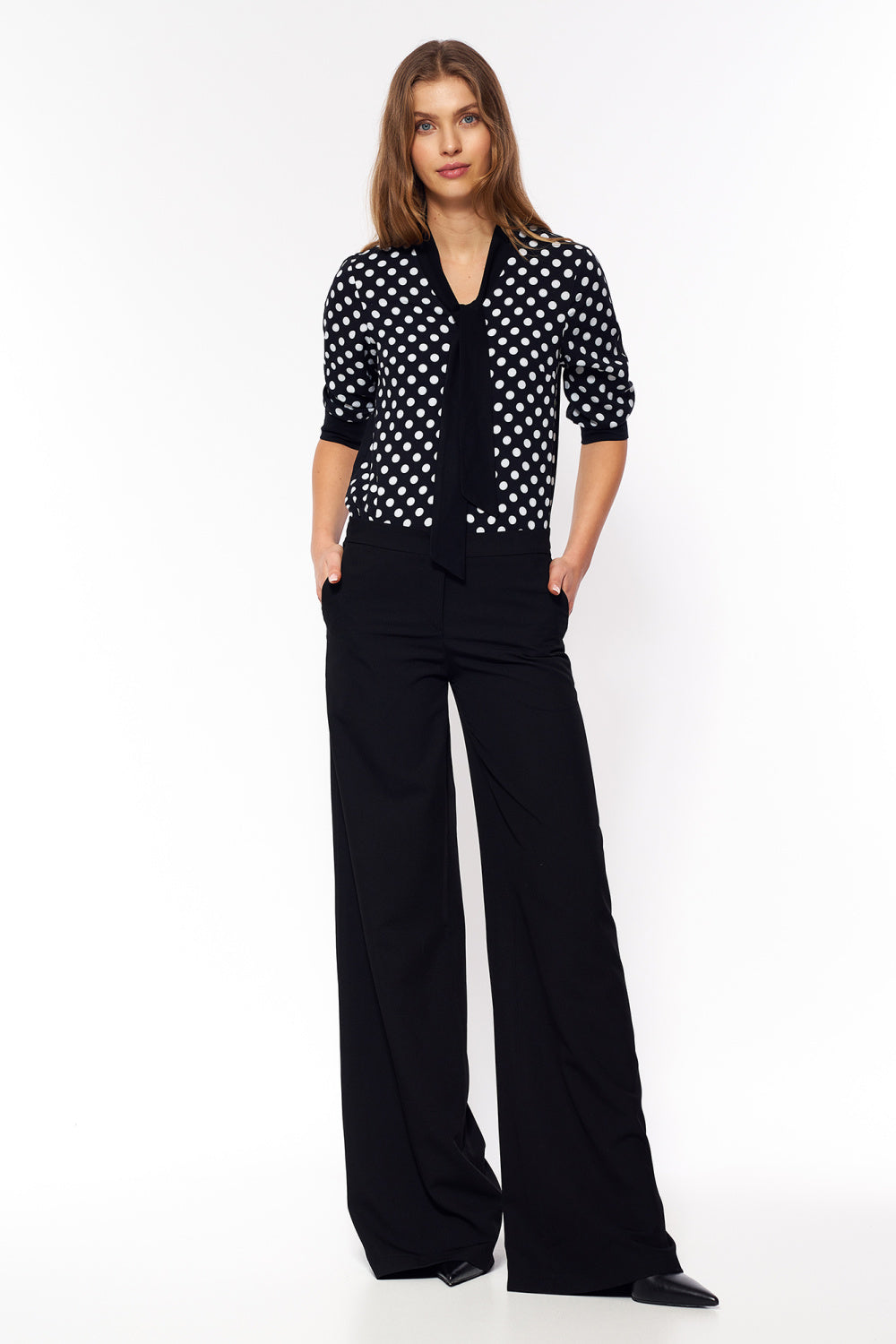 Chaussures à talons femme Nife Pantalon Long Pantalon — noir