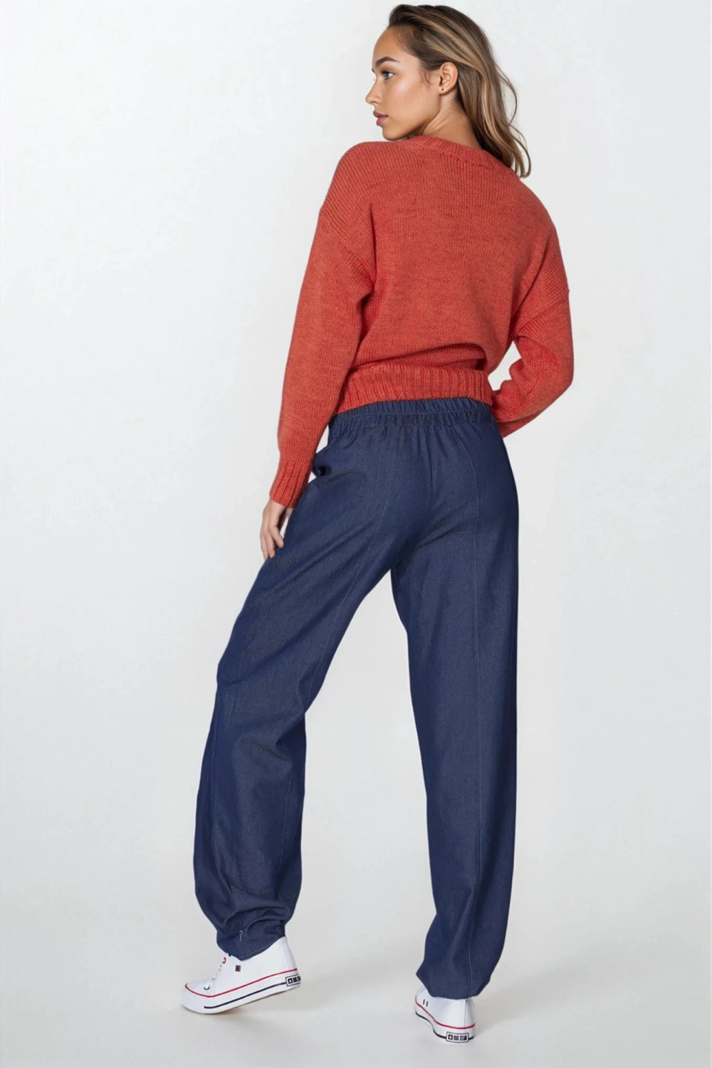 Chaussures à talons femme Nife Pantalon Pantalon — bleu