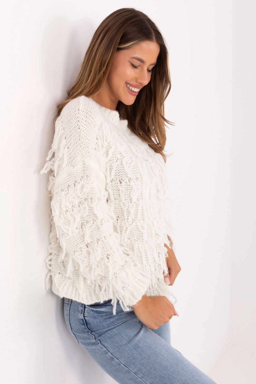 Pull femme Rue Paris Chandail Chandail — beige