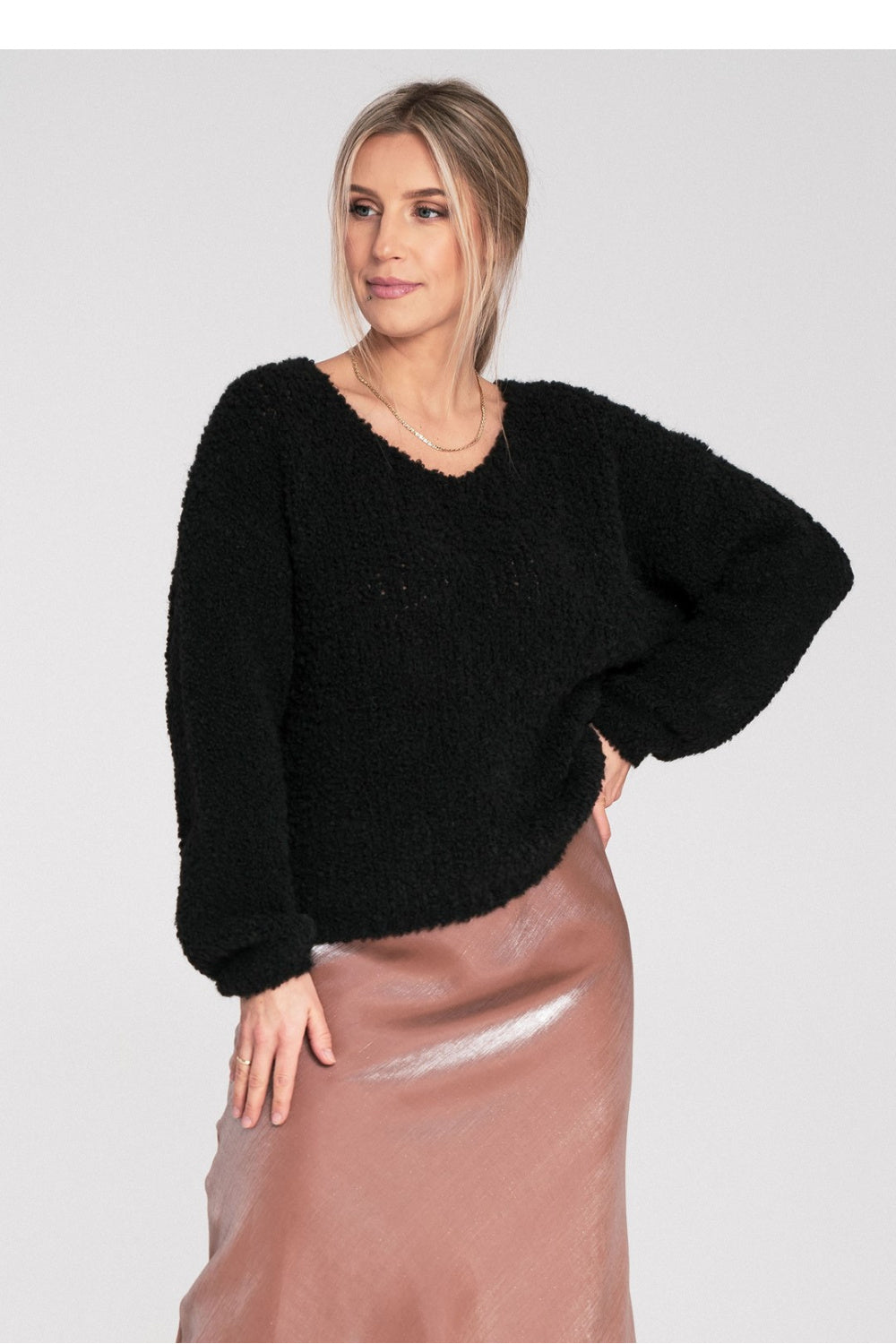 Pull femme Figl Chandail Chandail — noir