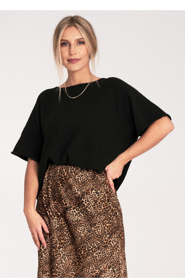 Blouse femme Figl Chauve Souris Chauve — noir