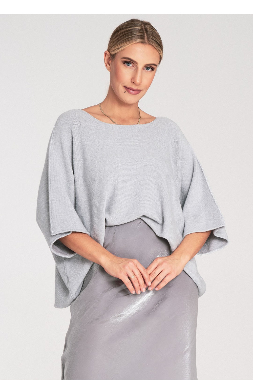 Blouse femme Figl Chauve Souris Chauve — gris