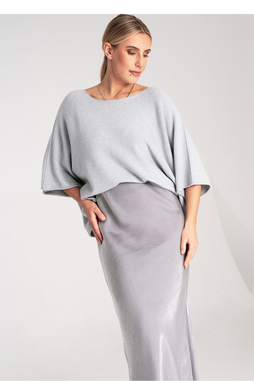 Blouse femme Figl Chauve Souris Chauve — gris