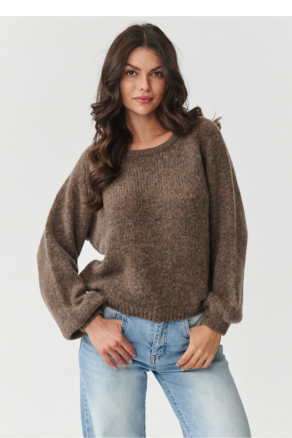 Pull femme Makadamia Chandail Chandail — brun