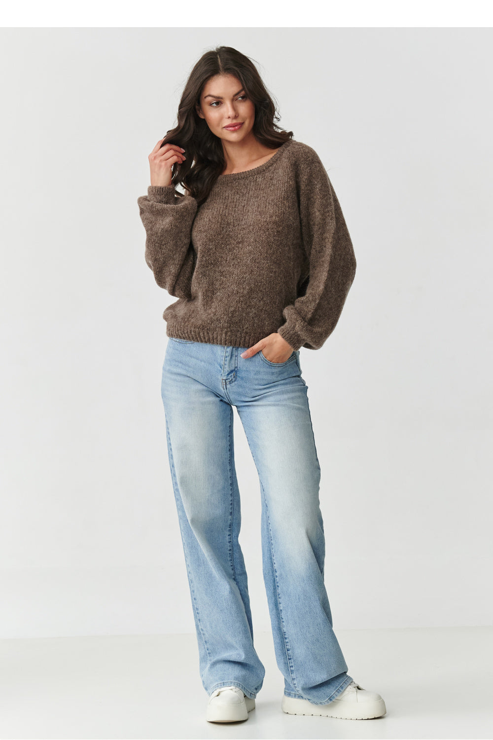 Pull femme Makadamia Chandail Chandail — brun