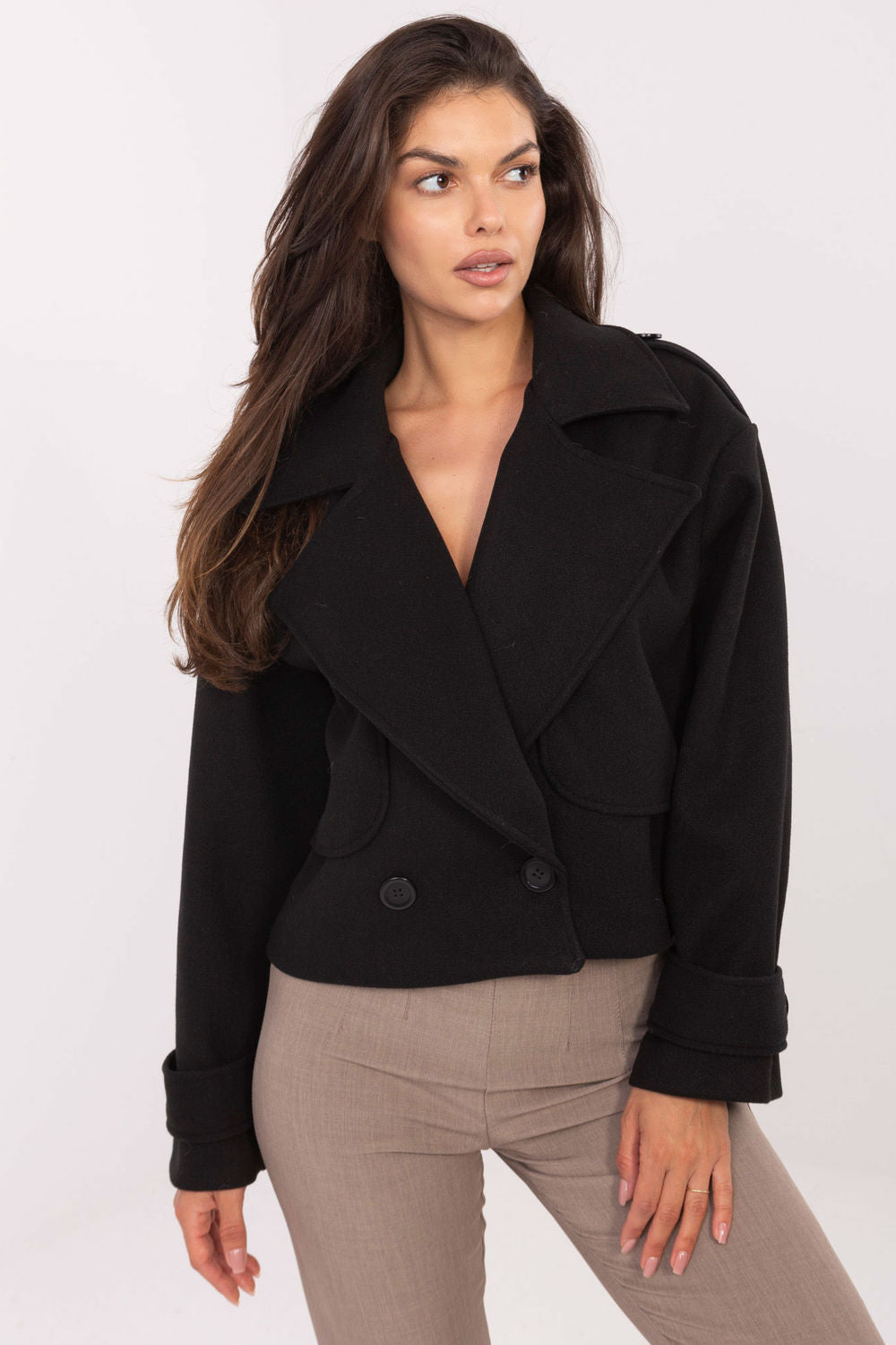 Manteau femme Rue Paris — noir